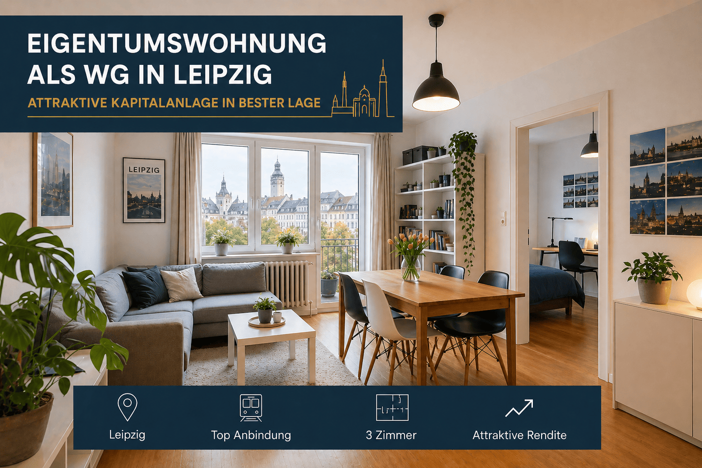 Provisionsfrei / Kapitalanlage in Leipzig - Sofort Cashflow + massive Steuervorteile nutzen