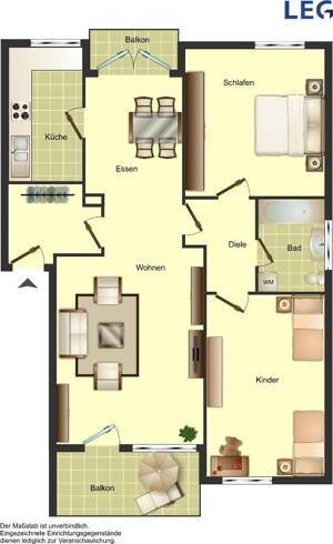 Demnächst frei! 3-Zimmer-Wohnung am Hackenberg