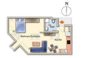 City-Apartment für Studierende – 79098 Freiburg im Breisgau – Vorschaubild 9