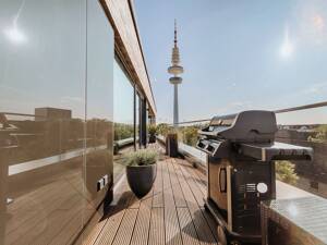 Für Stadtmenschen mit Anspruch – außergewöhnliches Penthouse zwischen Urbanität, Ruhe und Lebensqualität! – 20146 Hamburg – Vorschaubild 2