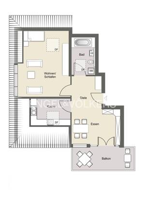 Attraktive Kapitalanlage: Vermietete 2-Raum-Wohnung mit Balkon und Stellplatz – 1219 Dresden – Vorschaubild 7