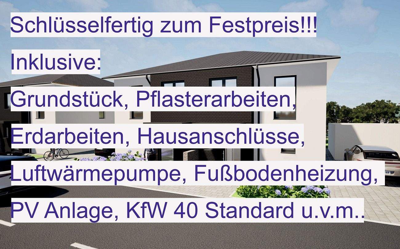 Neubau einer Doppelhaushälfte Haus 6 – Bergkamen – Bild 1 von 9