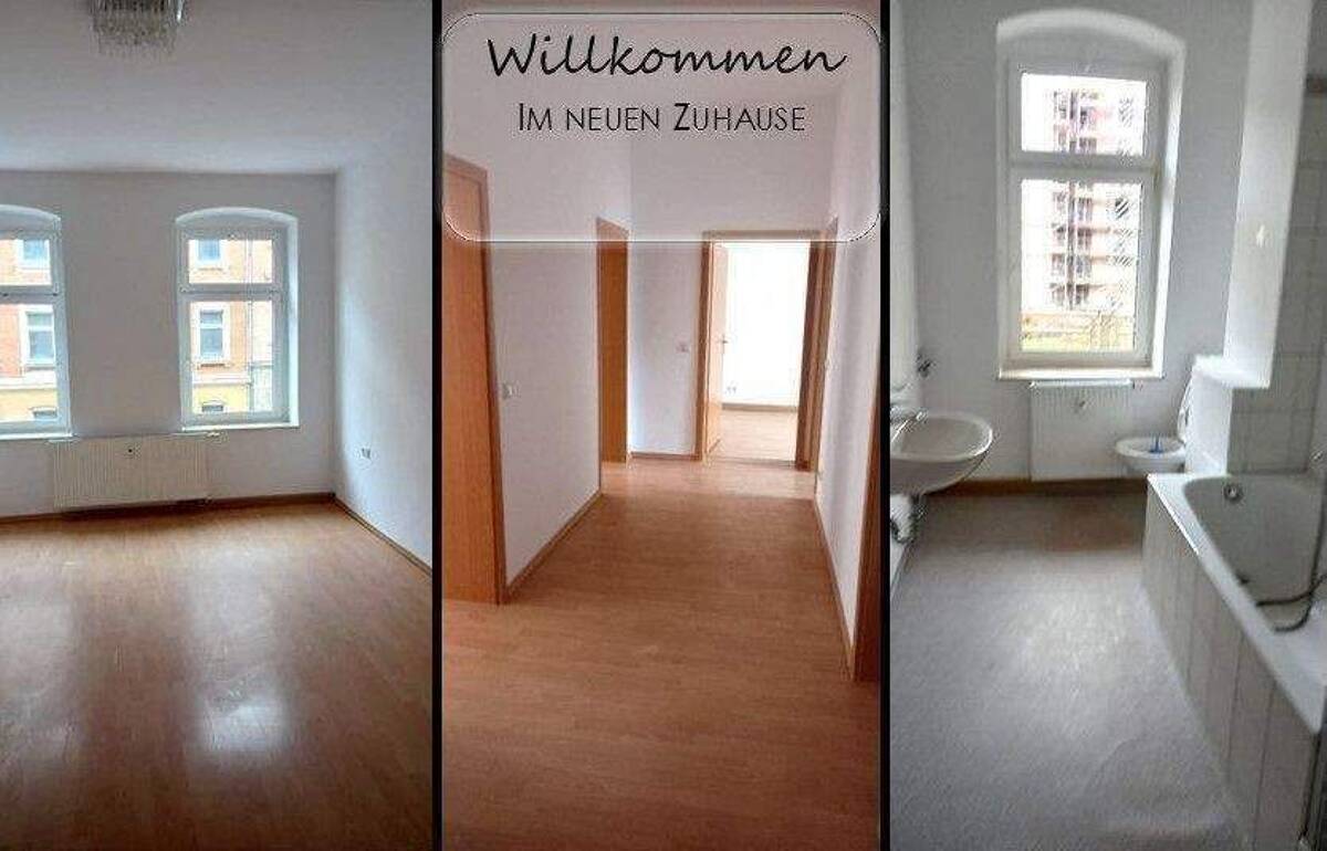 Wie wär's mit einer hübschen Drei-Zimmer-Wohnung mit Balkon? – 9130 Chemnitz – Bild 1 von 9