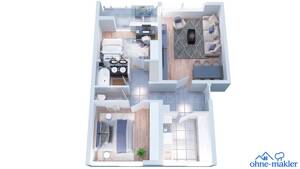 3 Zimmer Wohnung Ulm Eselsberg Traminerweg 76 qm – 89075 Ulm – Vorschaubild 9