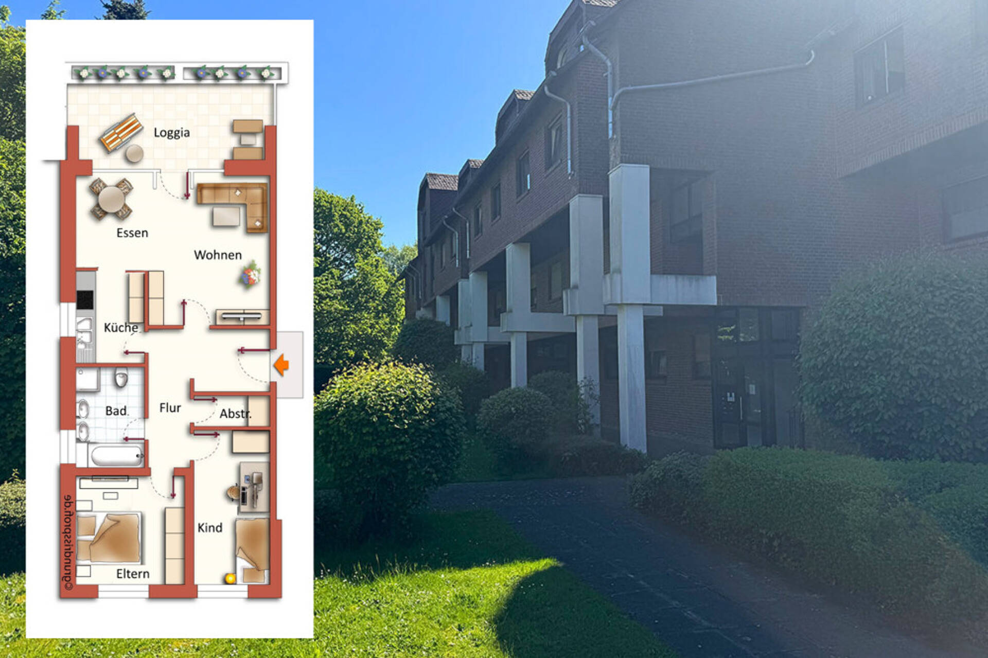 Etagenwohnung in 49377 Vechta mit 83,37 m² kaufen