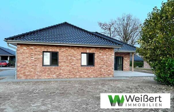 Ebenerdig wohnen mit geschützter Terrasse Winkel-Bungalow als Niedrigenergiehaus mit Wärmepumpe – Süderheistedt – Vorschaubild 3