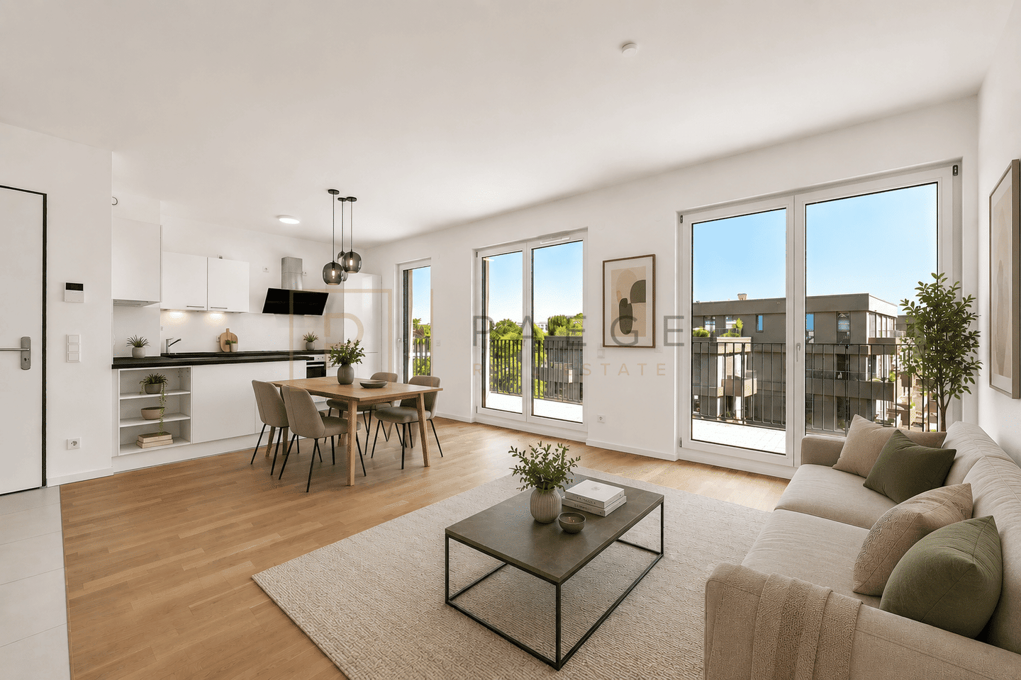 Sonnige 3-Zimmer-Wohnung mit Terrasse und Tiefgarage in zentraler Lage – Berlin – Vorschaubild 4