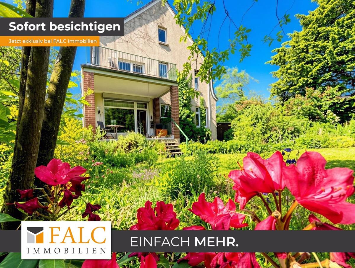 Charmantes Familienhaus mit zwei Wohneinheiten, traumhaftem Garten und großem Entwicklungspotenzial – 42897 Remscheid – Bild 1 von 9