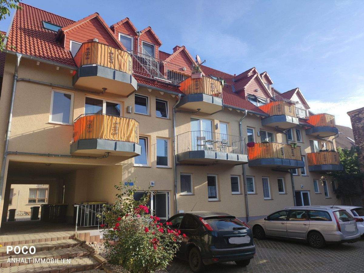 Charmantes Wohnen im Herzen der Parkstadt Wörlitz - 2-Raum-Wohnung mit Balkon - frisch renoviert