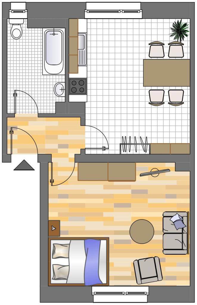 Ab sofort! 1-Zimmer-Wohnung in Dortmund Körne (WBS erforderlich)