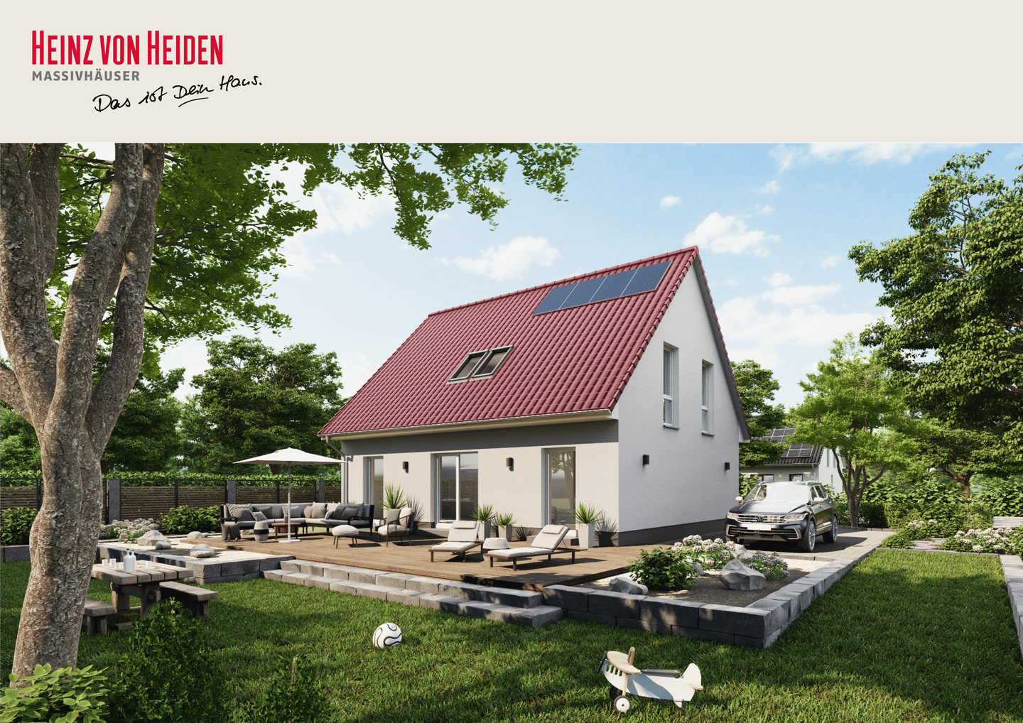 Sicher und Massiv gebaut mit Heinz von Heiden; Familienfreundliches Haus mit 5 Zimmern in Neu-Ulm, Steinheim – Neu-Ulm – Bild 1 von 9