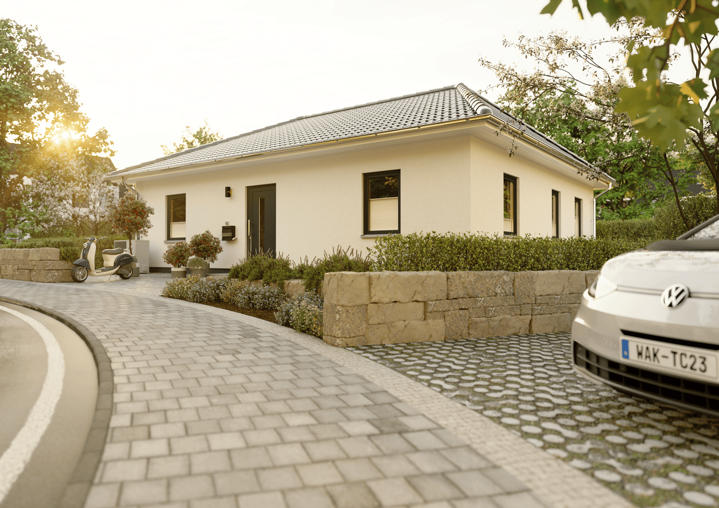 Bungalow 92 in Linden, massiv gebaut, Preis inkl. Grundstück – Schopp – Vorschaubild 3