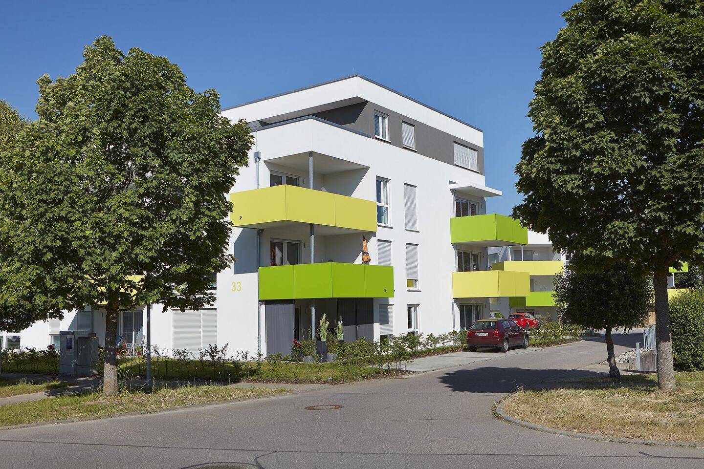 2-Zimmer-Wohnung mit Balkon, offener Küche und ruhigem Schlafzimmer
