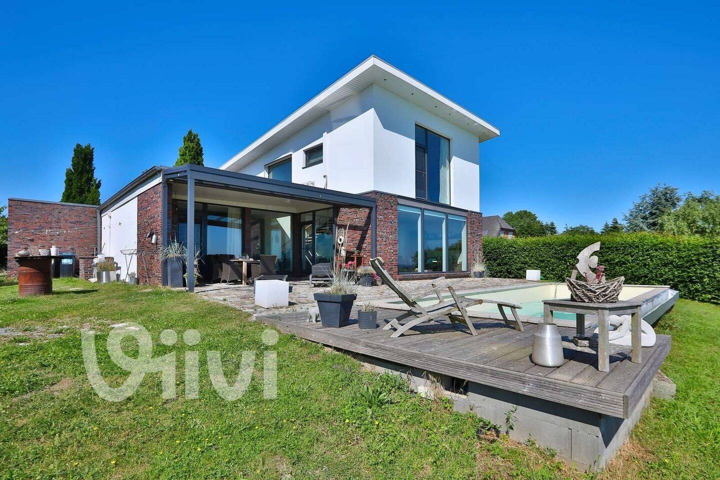 Architektenhaus auf Usedom in Traumlage: 157 m², Pool, Wasserlage, großes Grundstück, Bootsanleger – Usedom – Vorschaubild 2