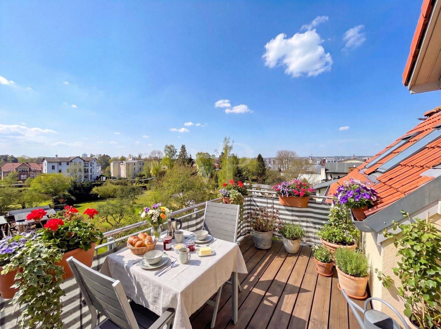 Traumhafte 3-Zimmer-Dachgeschosswohnung mit Balkon in Rostock - Gehlsdorf – Rostock – Vorschaubild 2