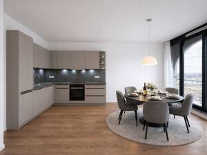 Gemütliche 2-Zimmer Wohnung mit Loggia im 2. Obergeschoss und Seeblick