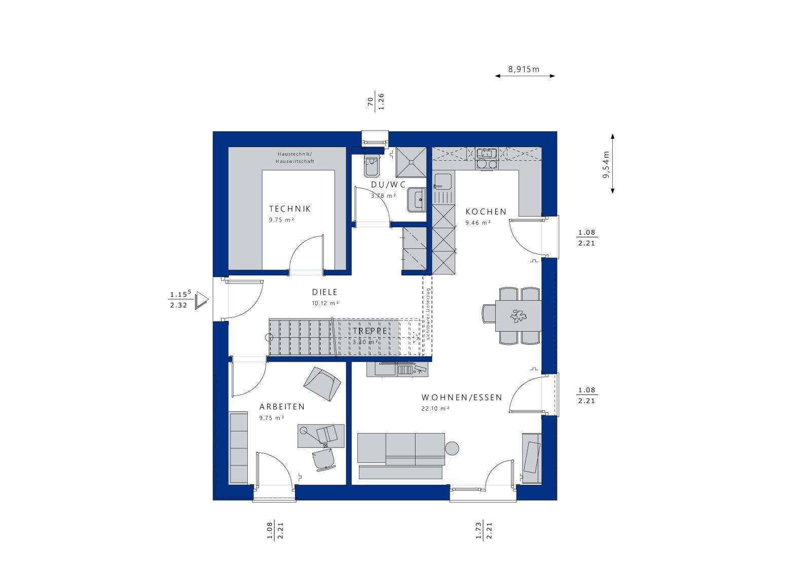 Ihr Familienhaus zum Glücklichsein! Bauen in 2. + 3. + 4. Reihe! Nicht verpassen! – Bochum – Vorschaubild 6