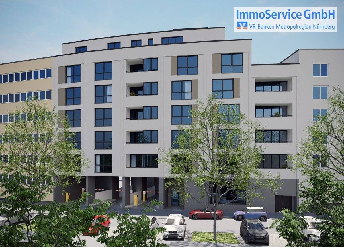 Ansprechende Wohnanlage im Nürnberg Nord: 60 stilvolle Neubau-ETW und 10 Büroeinheiten in Stadtlage! – Nürnberg – Vorschaubild 2