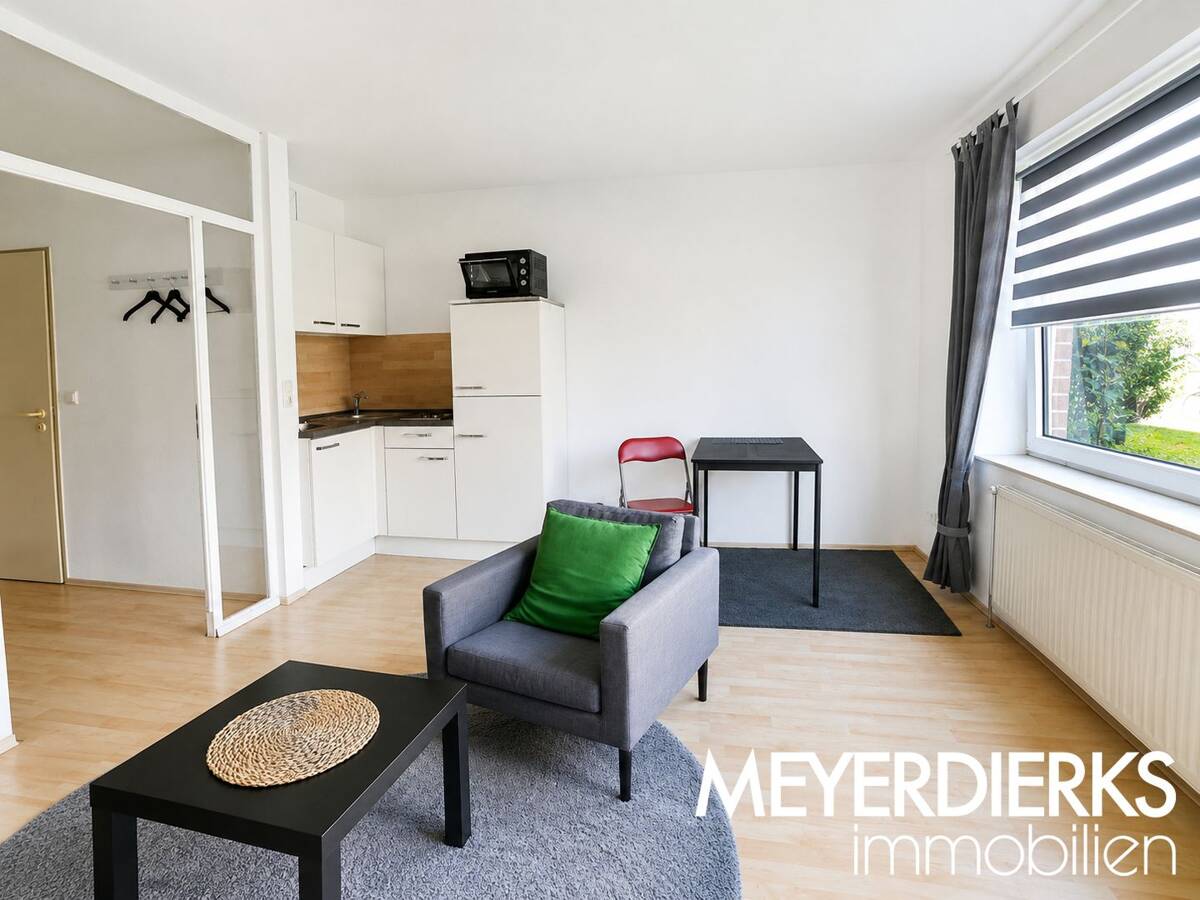 Louise-Schroeder-Straße: EG -1,5-Zi-Wohnung in Uninähe, der Besichtigungstermin hat bereits stattgefunden – 26131 Oldenburg – Bild 1 von 8