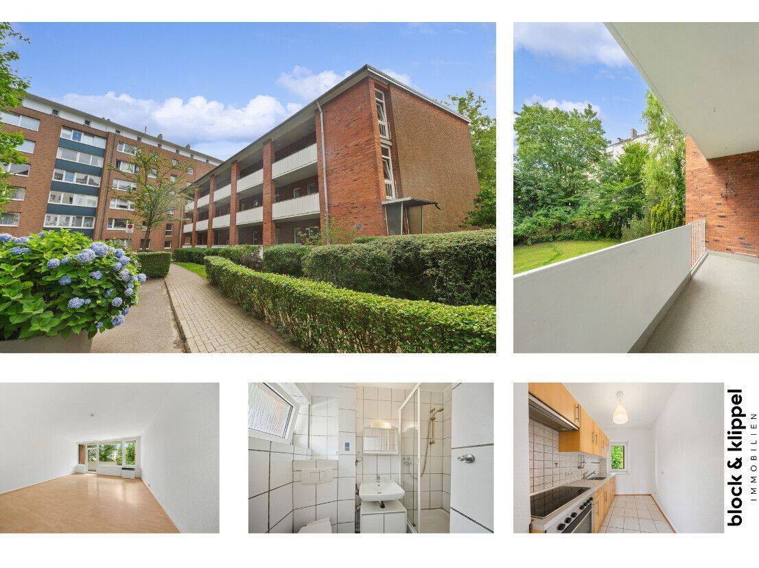 Wohnen an der Holtenauer Straße - 1-Zimmer-Wohnung mit Balkon