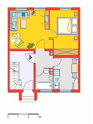 Renovierte 2,00-Zimmer-Erdgeschoss-Wohnung Nähe Kaufhof – 23564 Lübeck – Vorschaubild 6