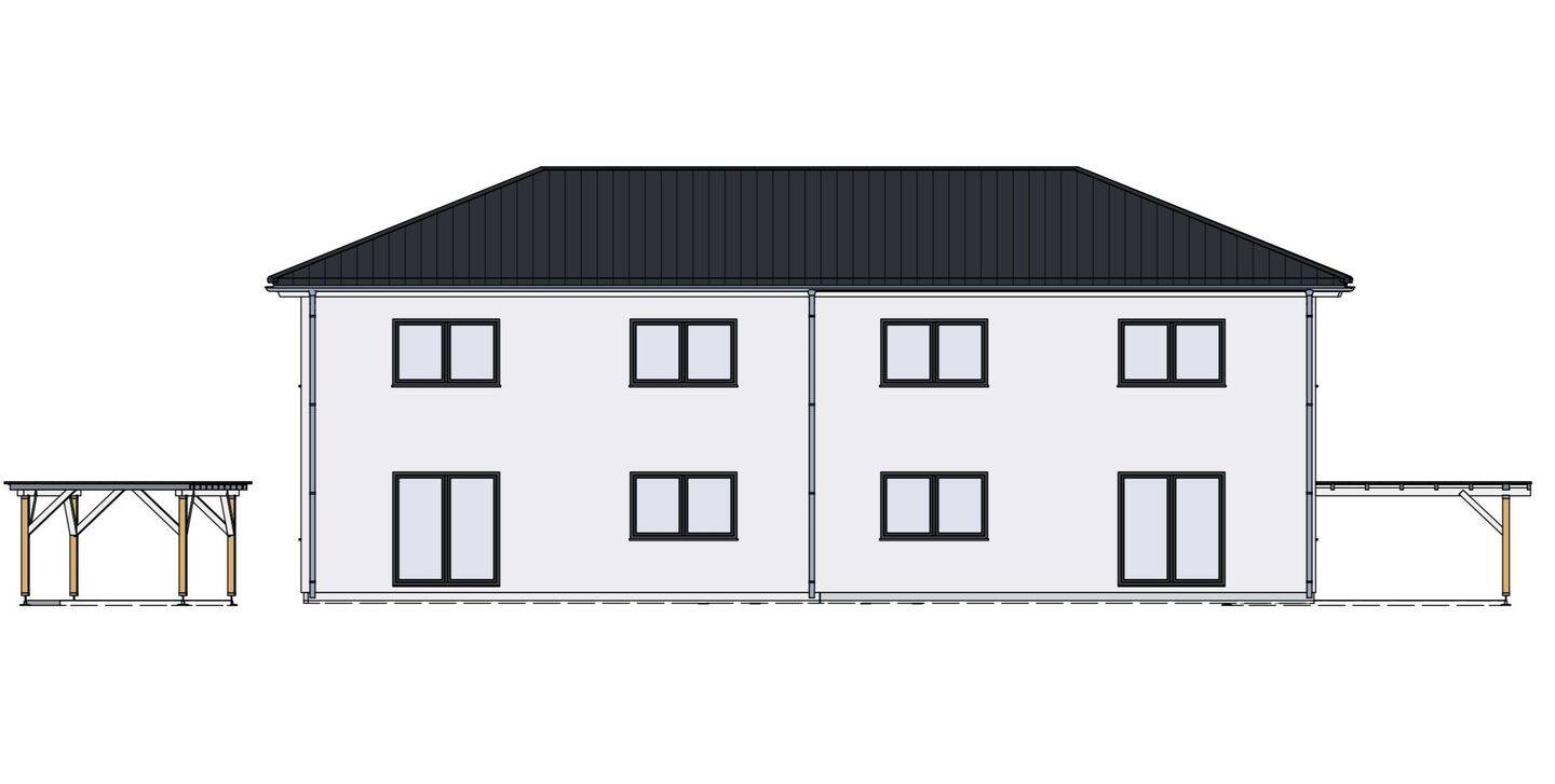 Fertig projektierte Doppelhaushälfte 131 m² inkl. 250 m² Grundstück, Dachgeschoss ausbaufähig – Hirschaid – Vorschaubild 5