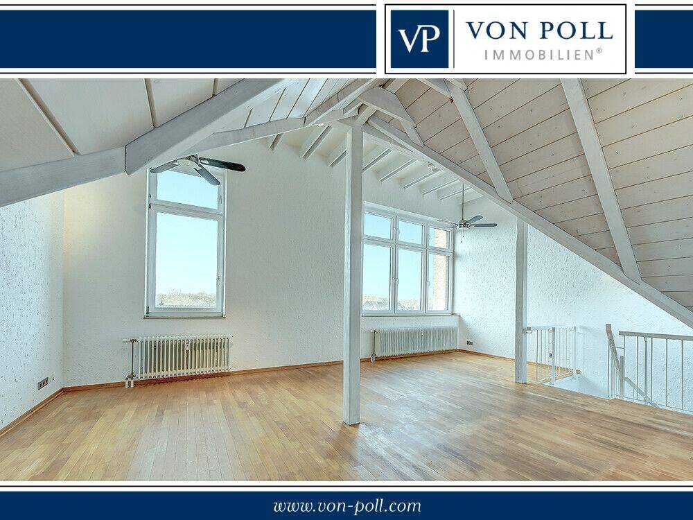 Maisonette mit Loftcharakter - außergewöhnliches Wohnen über den Dächern von Düsseldorf-Wersten