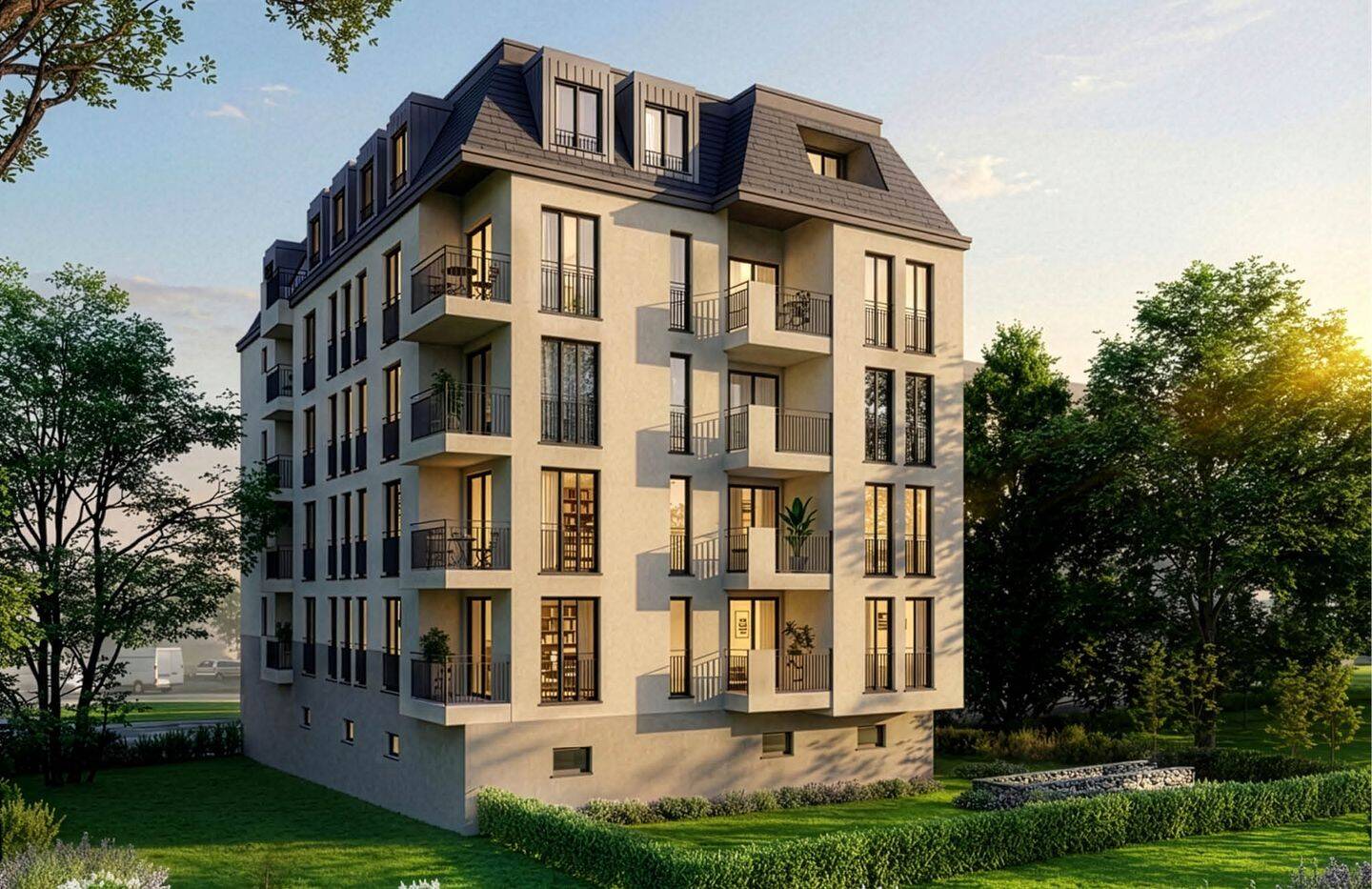 Columba64 - moderner, stadtnaher Neubau - 4 Zimmer mit Balkon