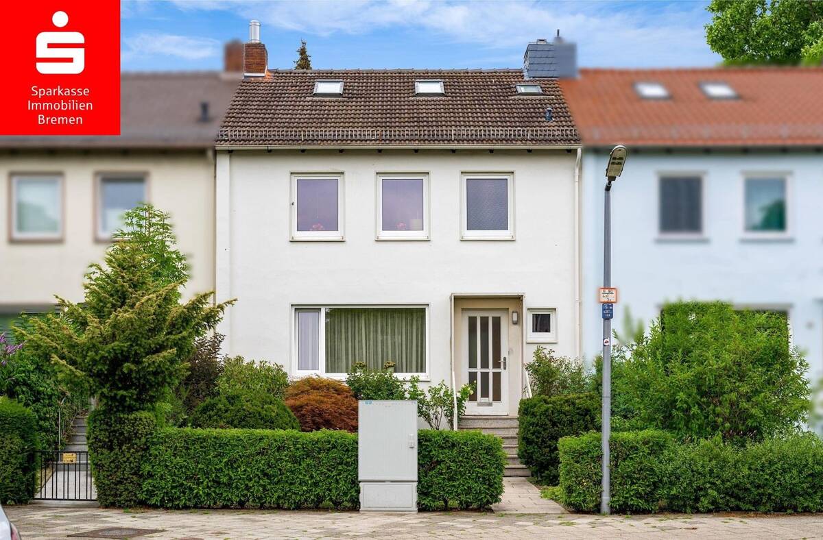 Bremen - Schwachhausen / Gepflegtes und familienfreundliches Reihenhaus in sehr beliebter Lage – 28213 Bremen – Bild 1 von 9