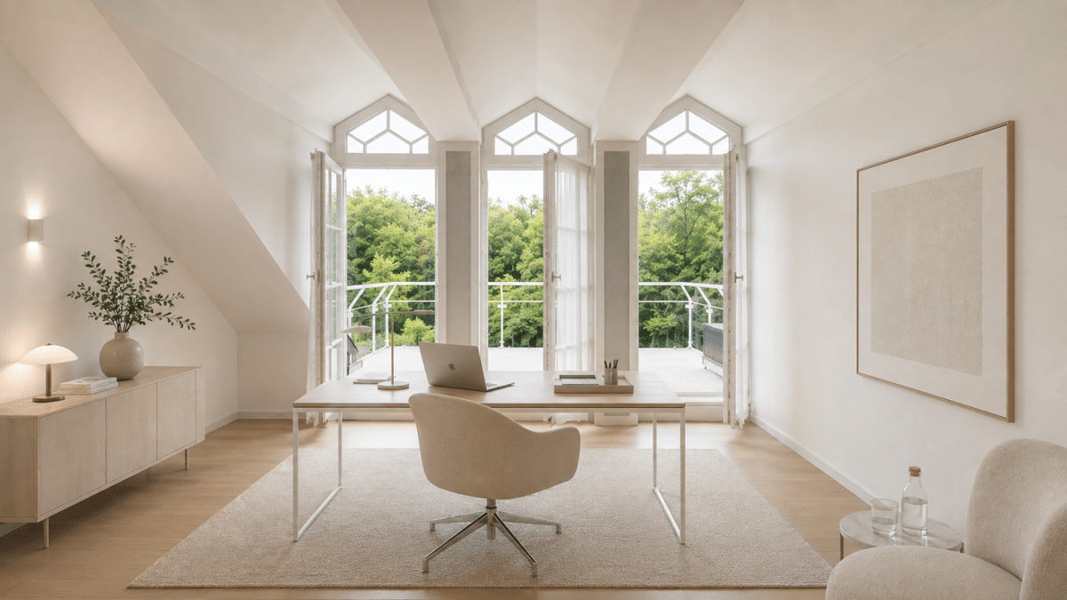 TOP-Angebot - Maisonette Wohnung mit Kamin, zwei Balkonen, beh. Garage und Stellplatz – 40239 Düsseldorf – Bild 1 von 9