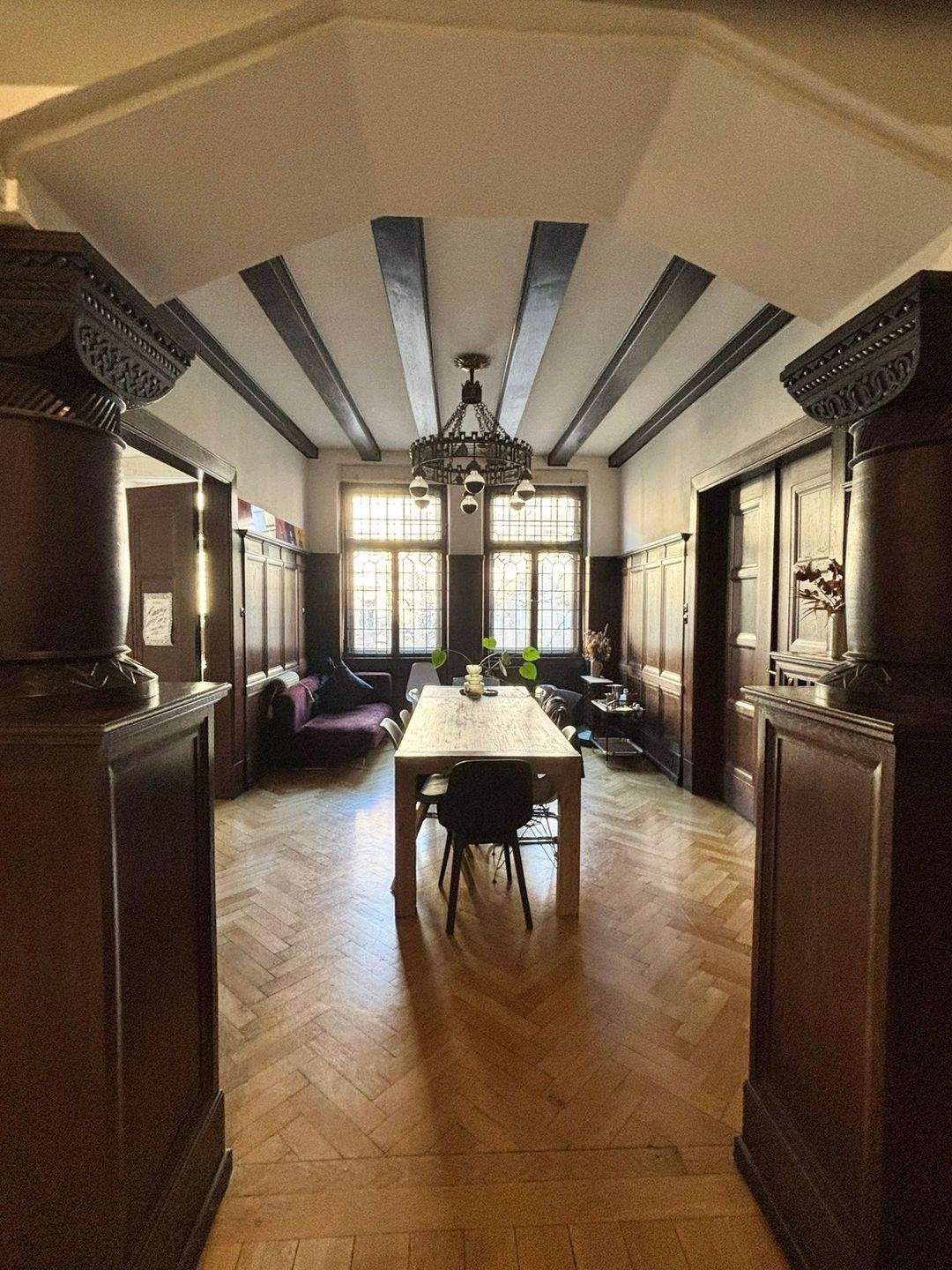 Bucher Straße ! Historische große 8-Zi.-Altbau-Whg. 250 m², 2 Balkone, Parkett, 1.OG ohne Aufzug – Nürnberg – Vorschaubild 3