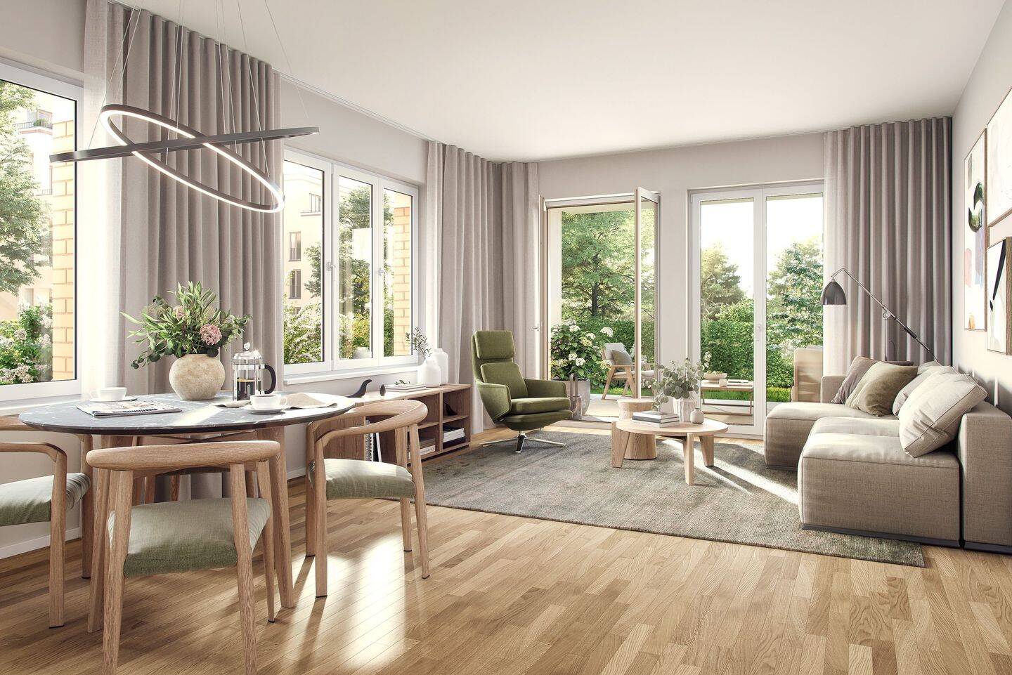 Exklusives Penthouse mit großer Terrasse in den Parkvillen Potsdam – Potsdam – Vorschaubild 4