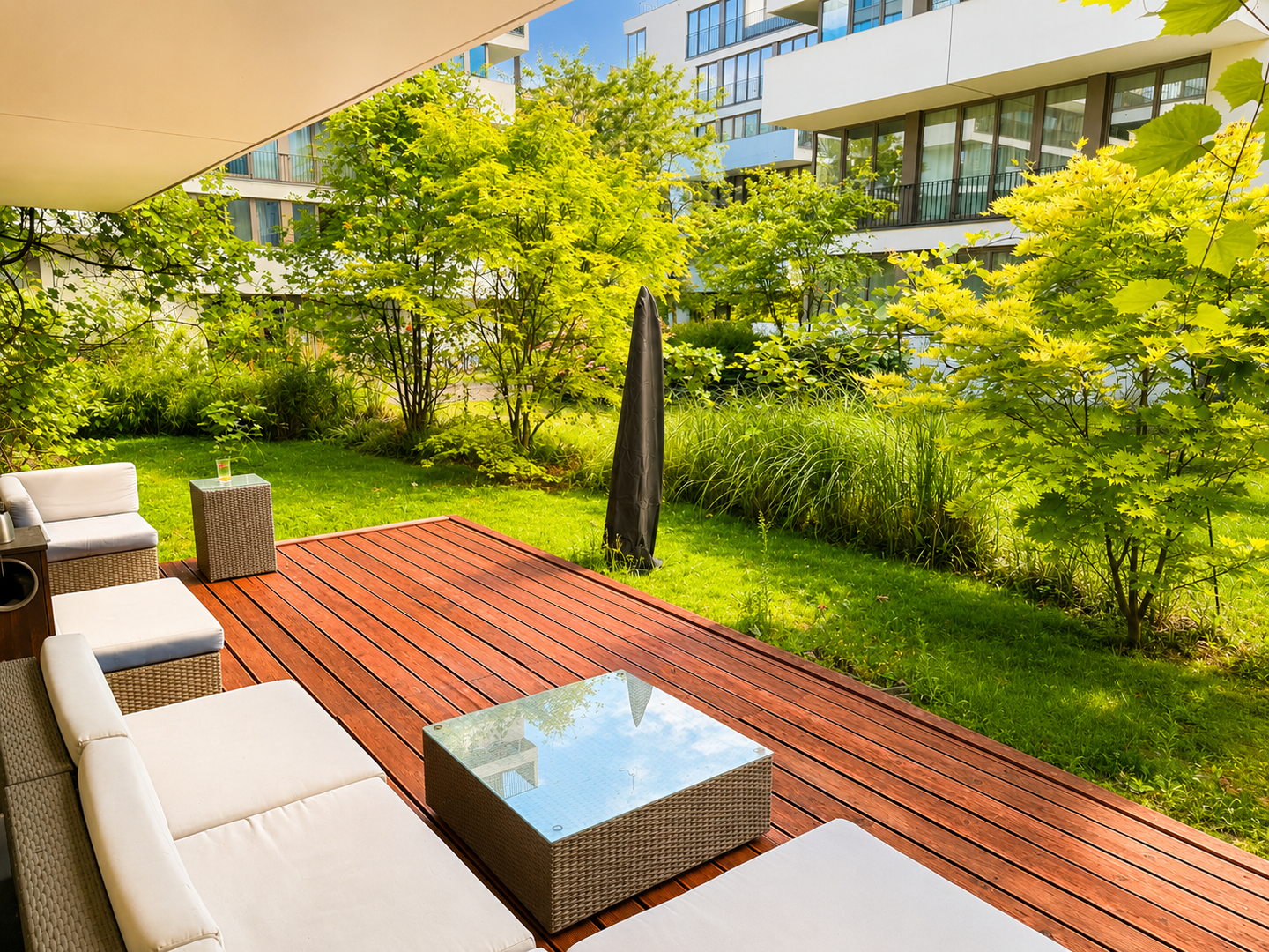 Traumhafte Gartenwohnung mit Terrasse im Samariterkiez – Neubau 2015 – Berlin – Vorschaubild 4