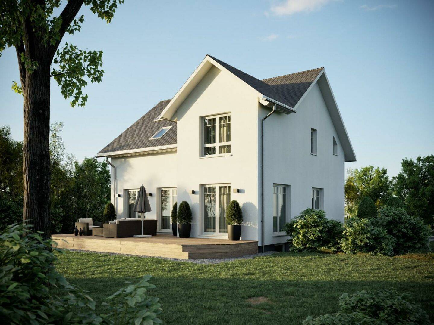 Inkl. Grundstück! Neubau-Einfamilienhaus in Berlin-Biesdorf: ca. 2.630 EUR Monatsrate