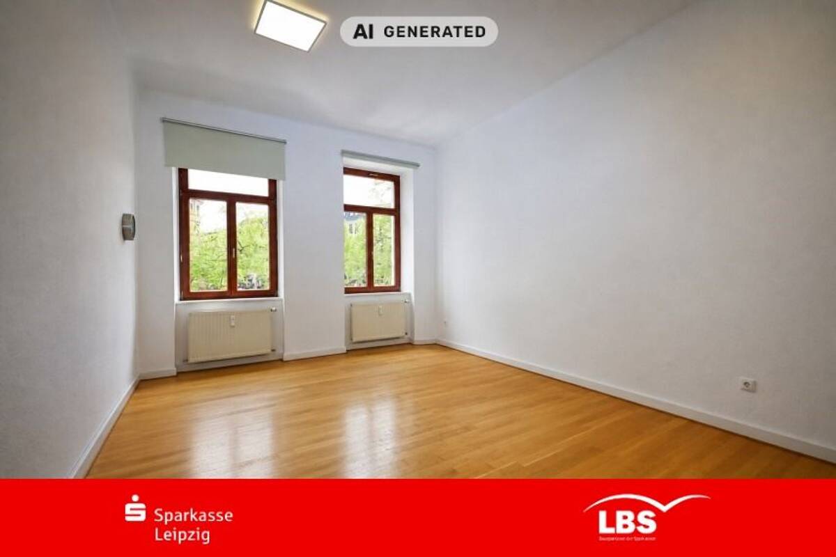 Südlicht. Ruhe. 3 Zimmer. Aufzug. – 4277 Leipzig – Bild 1 von 9