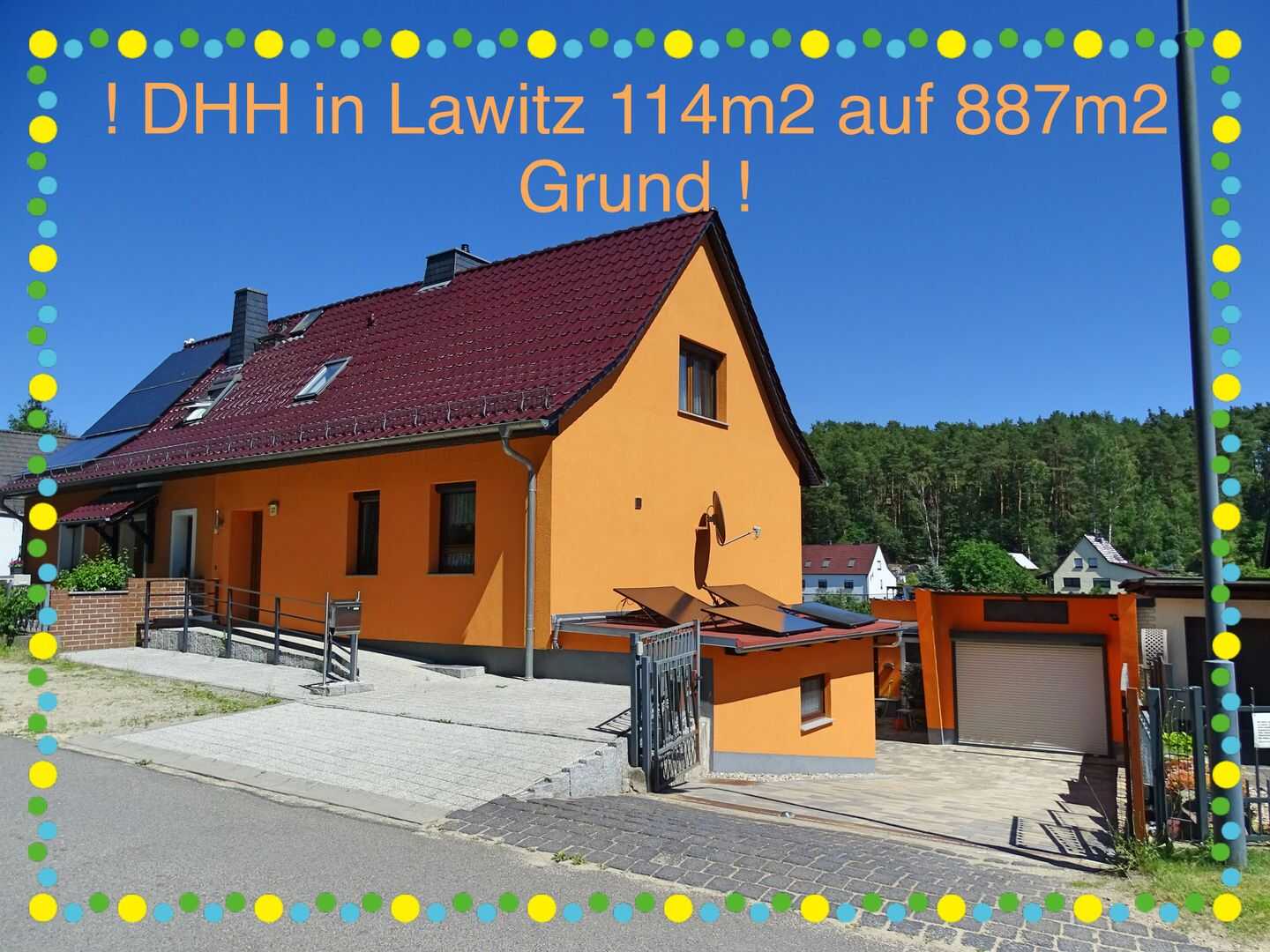 ! EFH/DHH in Lawitz 113m2Wfl. auf 887m2 Grund !