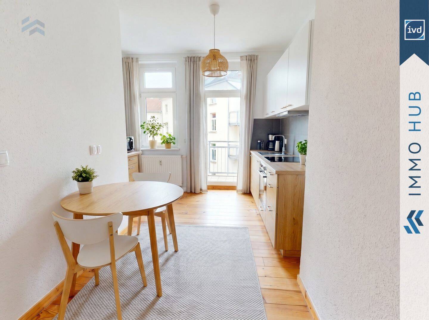 ++ Hohe Decken, Echtholzparkett, Altbaucharme - sofort bezugsfrei ++ – Leipzig – Vorschaubild 7