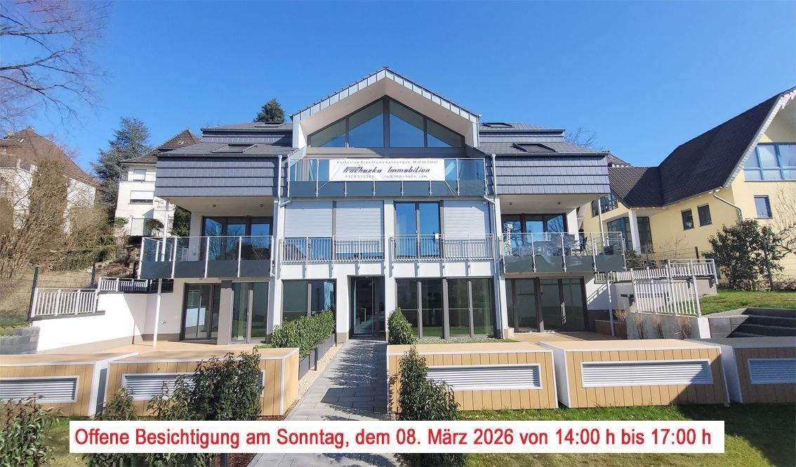 OSTER-SONDERPREIS : Exklusive Neubau - Erdgeschosswohnung mit Terrasse, eigenem Garten und hochwertiger Ausstattung in Bad Honnef- Rhöndorf – Bad Honnef – Bild 1 von 6