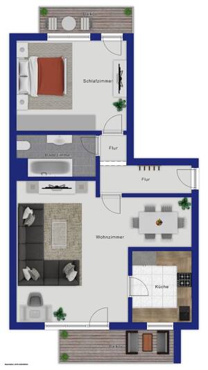 Mauritz-Mitte : Zwei Balkone, viel Ruhe und urbanes Wohnen – 48145 Münster – Vorschaubild 7