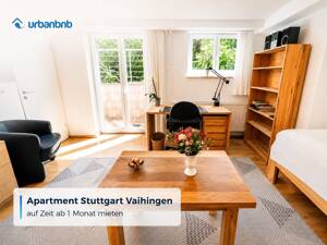 Möbliertes Apartment in Stuttgart-Vaihingen nahe Uni - ab 1 Monat – 70563 Stuttgart – Vorschaubild 1
