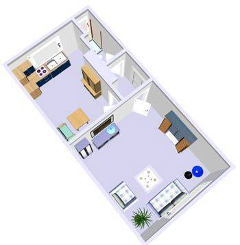 Zuhause fühlen: 1,5-Zimmer-Appartment