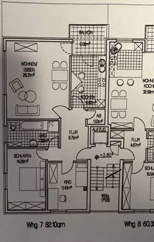 Elegante 3-Zimmer-Wohnung im Herzen Paderborns mit Balkon, Tiefgarage und hochwertiger Ausstattung. – 33102 Paderborn – Vorschaubild 9