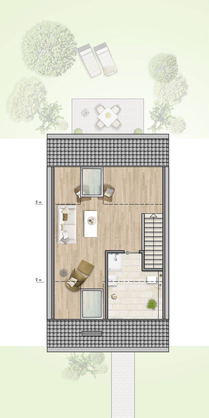 Mieten statt Kaufen! Neubau-Reihenhaus mit hochwertiger Ausstattung und Garten – Duisburg – Vorschaubild 9