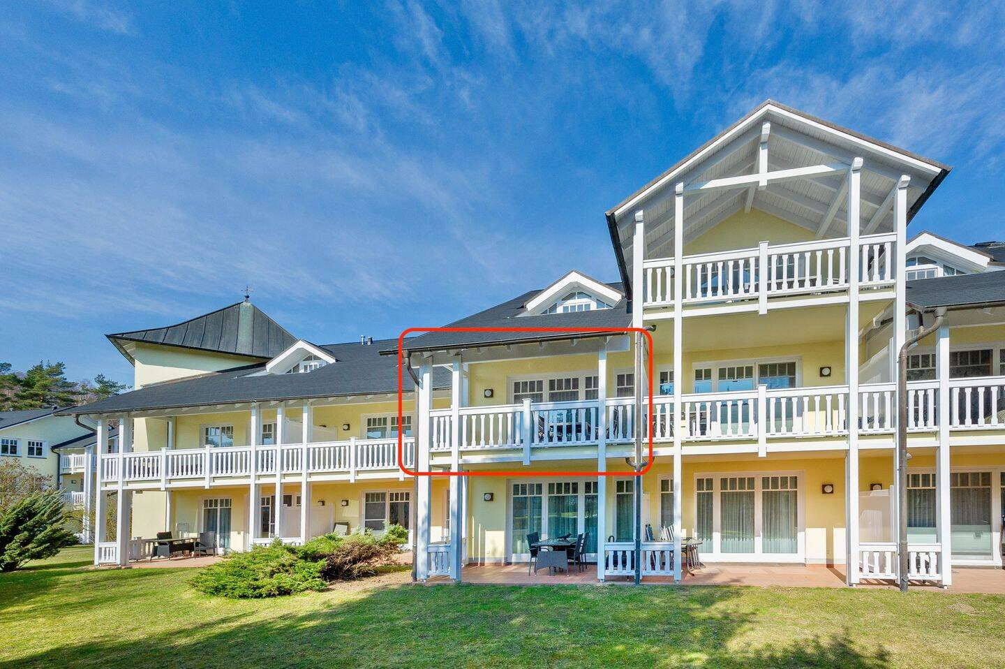 150 m zum Strand - 2-Zimmer-Whg. mit Süd-West-Balkon und TG-Stellplatz – Binz – Vorschaubild 4
