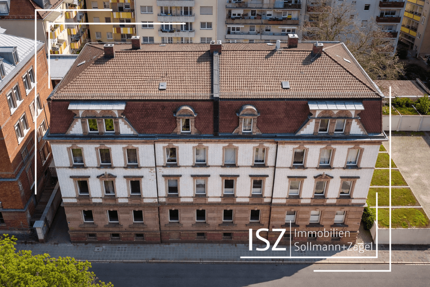 Historisches Mehrfamilienhaus, ca. 1.050 m² Wfl., ca. 900 m² Grund, beste Lage ! Gärten bei Wöhrd !