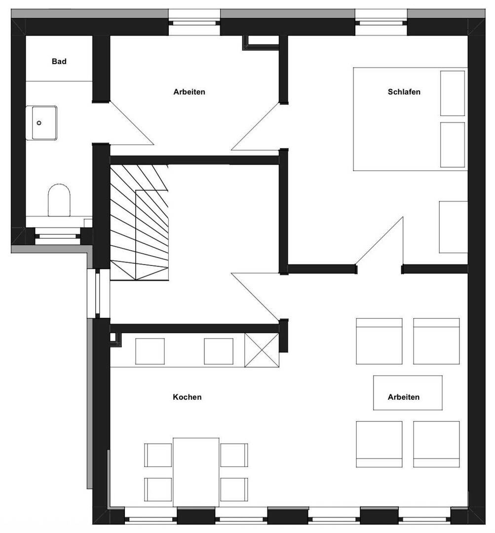 Erstbezug nach Sanierung: Moderne 2,5-Zimmer Altbauwohnung – Lübeck – Vorschaubild 7