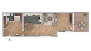 Altbauflair auf zwei Ebenen - Gepflegte 3-Zimmer-Maisonette in Erfurt-Altstadt – 99084 Erfurt – Vorschaubild 3