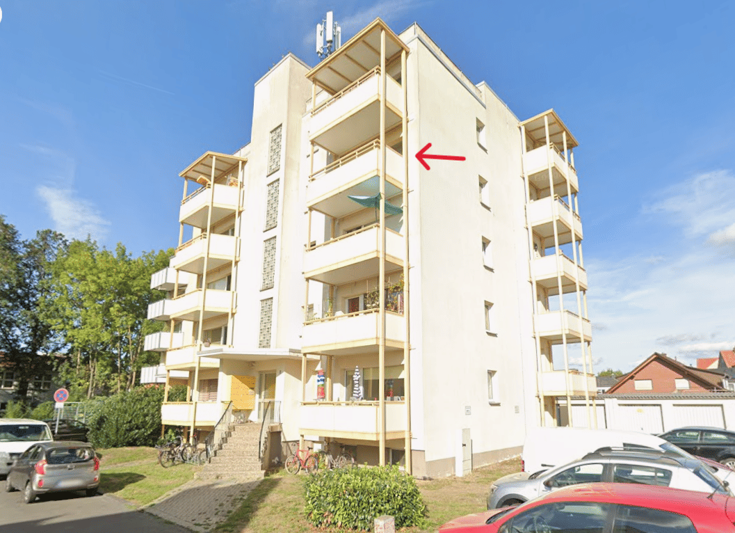 Helle & gepflegte Wohnung mit großem Balkon