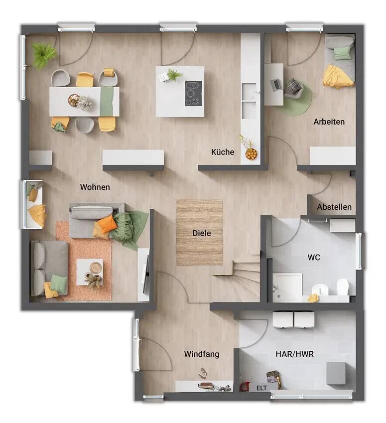 Neubauprojekt Flair 152 RE in Bremen - Ihr Traumhaus für die Familie! – Bremen – Vorschaubild 4
