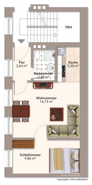 Gemütliche 2-Zimmer-Wohnung in Elbnähe – 39114 Magdeburg – Vorschaubild 9